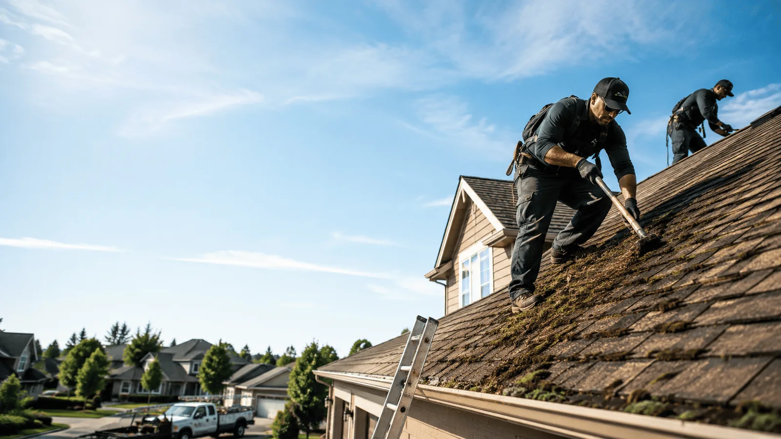 Roof Moss Removal in Spencerport, NY near me